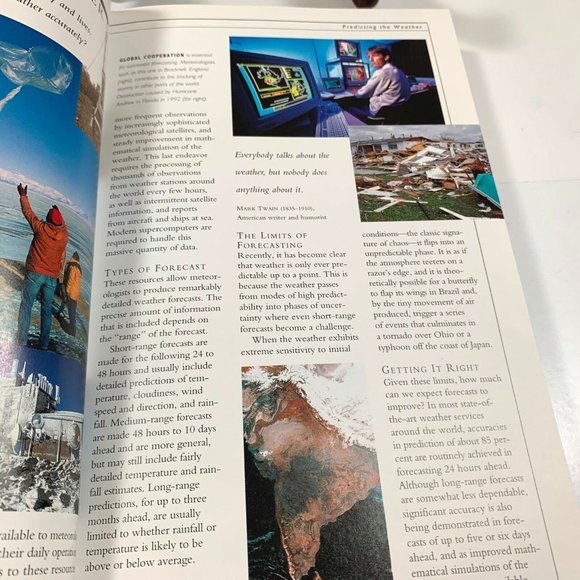 The Nature Company Weather Guide Book Hardcover Time Life 1999 - Picture 3 of 11